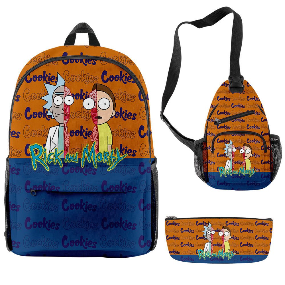 ricky morty 3in1 bagpack