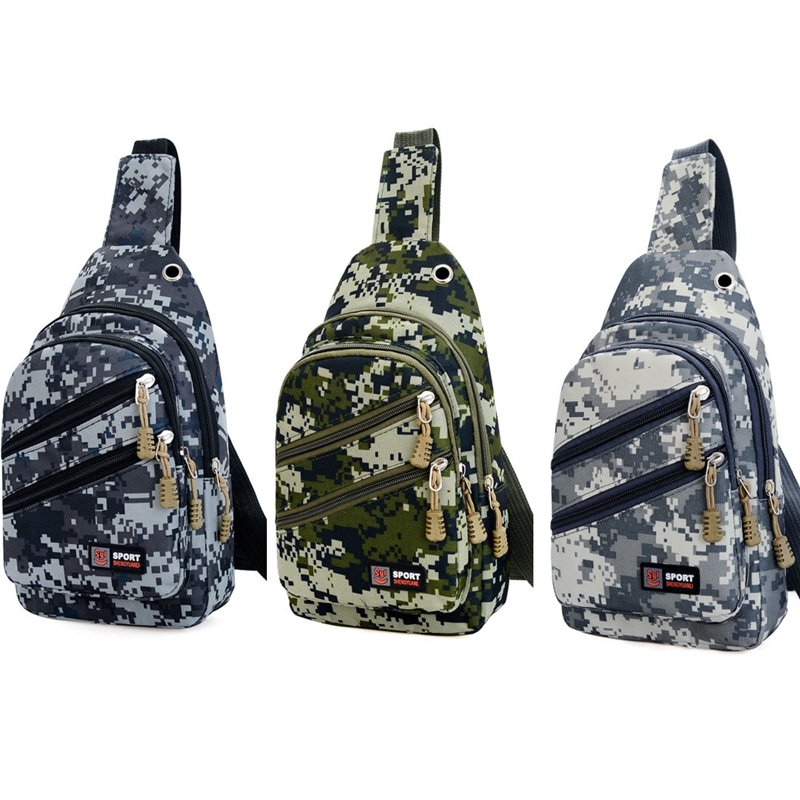 camo shoulder bagpack