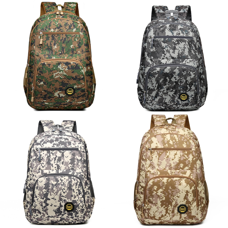 camo style bagpack 